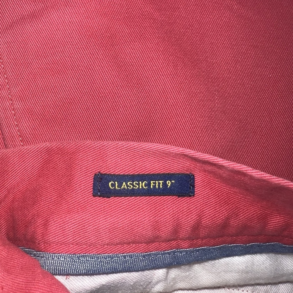 Polo Ralph Lauren Chino Shorts Salmon Men Size 32 9 inch Classic Fit - Picture 3 of 9